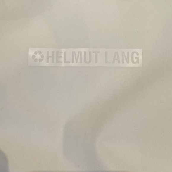 Helmut Lang X Parley Nylon Women's Crisp White Rain Jacket L NWOT - Picture 2 of 5